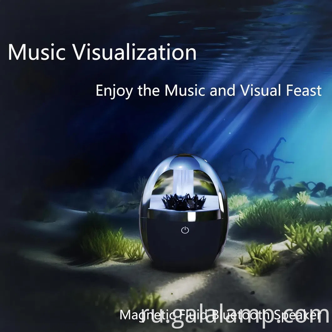 Динамический динамический динамик жидкости - освещенный лампой магнитной жидкости